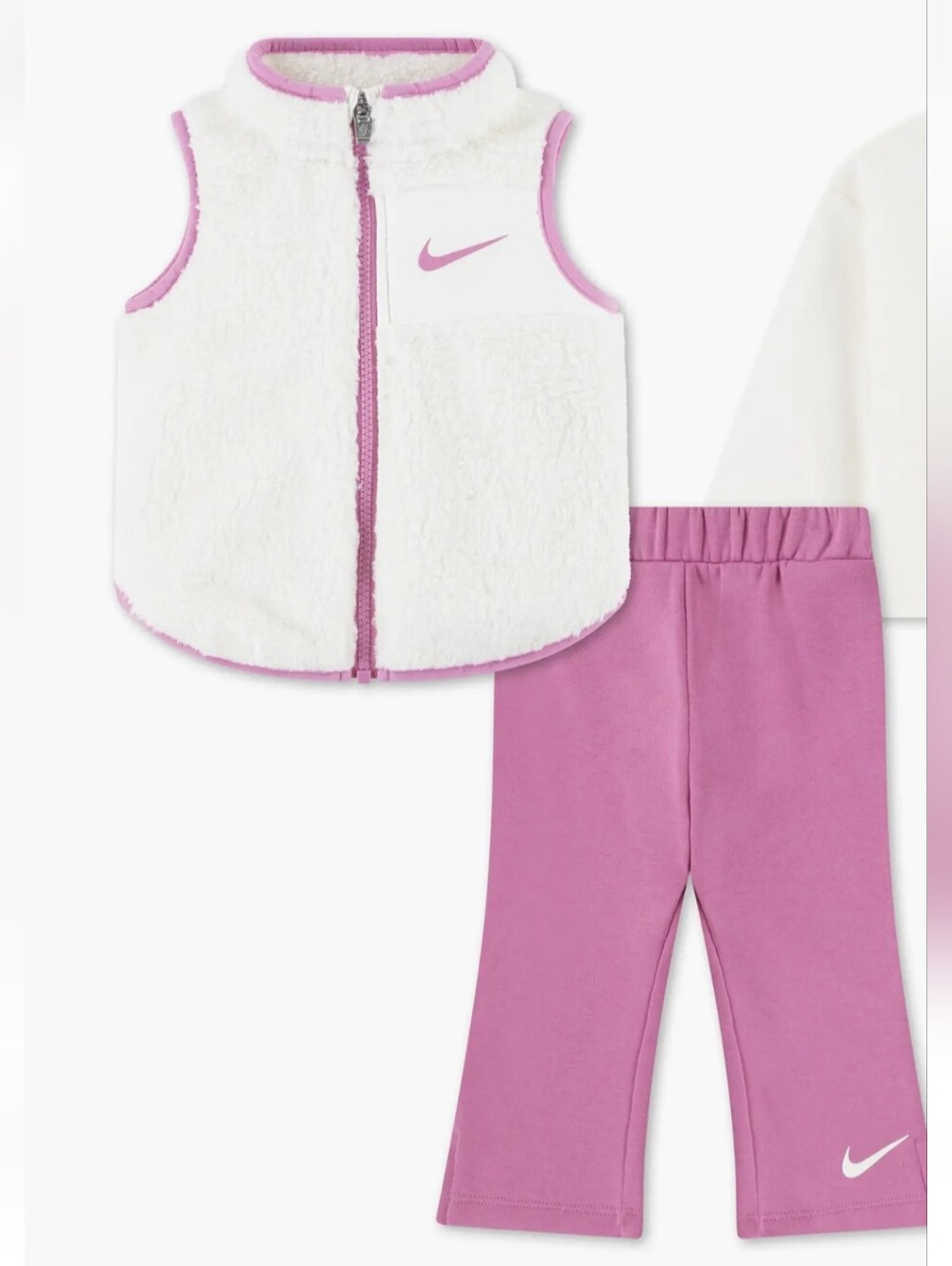 Swoosh Spirit Fleece Vest & Sweatpants Set 4t